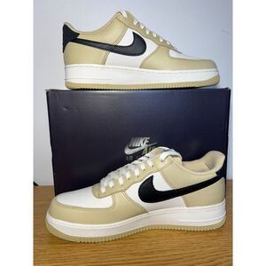 Nike Air Force 1 '07 LX Shoes Team Gold Black Sail Men's Size 13